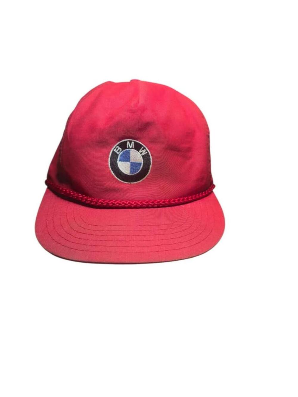 Vintage BMW Red Baseball Rope Hat